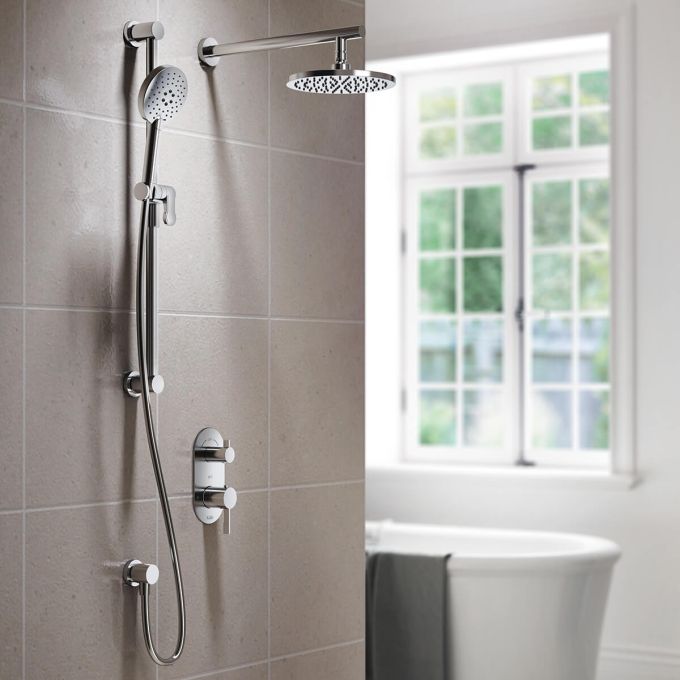Plus - RoundOne TD3 Ensemble de douche - Bras mural