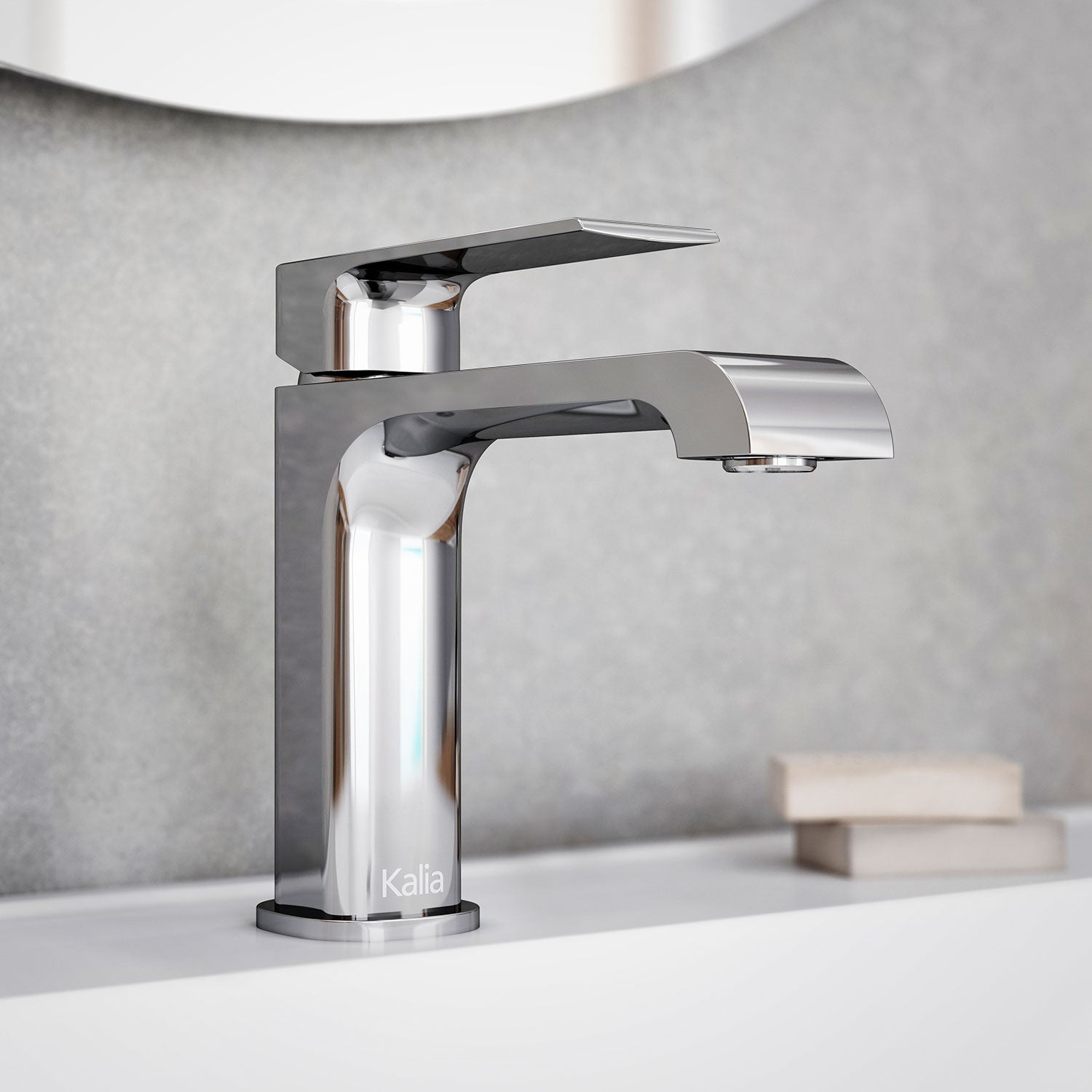 SOBRIO™ Robinet de Lavabo Monotrou avec Drain à Pression et Trop-Plein Chrome