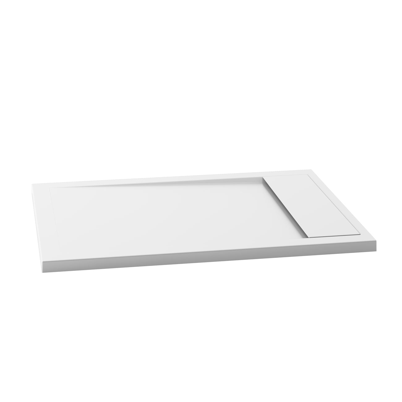 OPURE™ 48x36 Base de Douche Rectangulaire en Acrylique 48x36 (Ensemble de Bride de Carrelage Inclus)