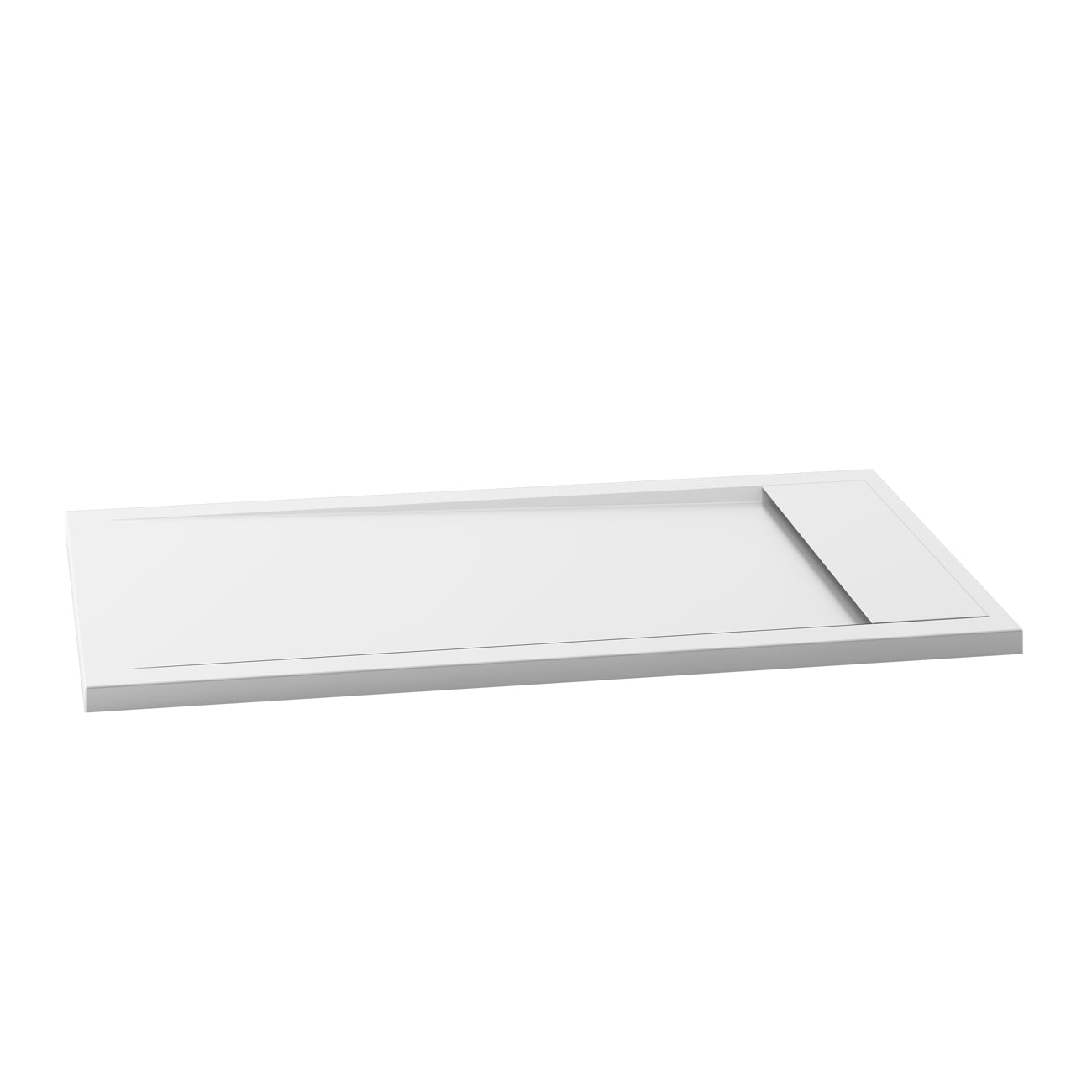 OPURE™ 60x36 Base de Douche Rectangulaire en Acrylique 60x36 (Ensemble de Bride de Carrelage Inclus)