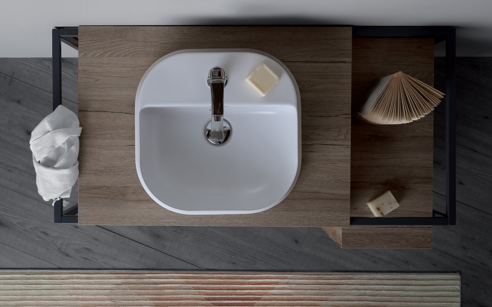 SHARP 42" Single Freestanding Vanity