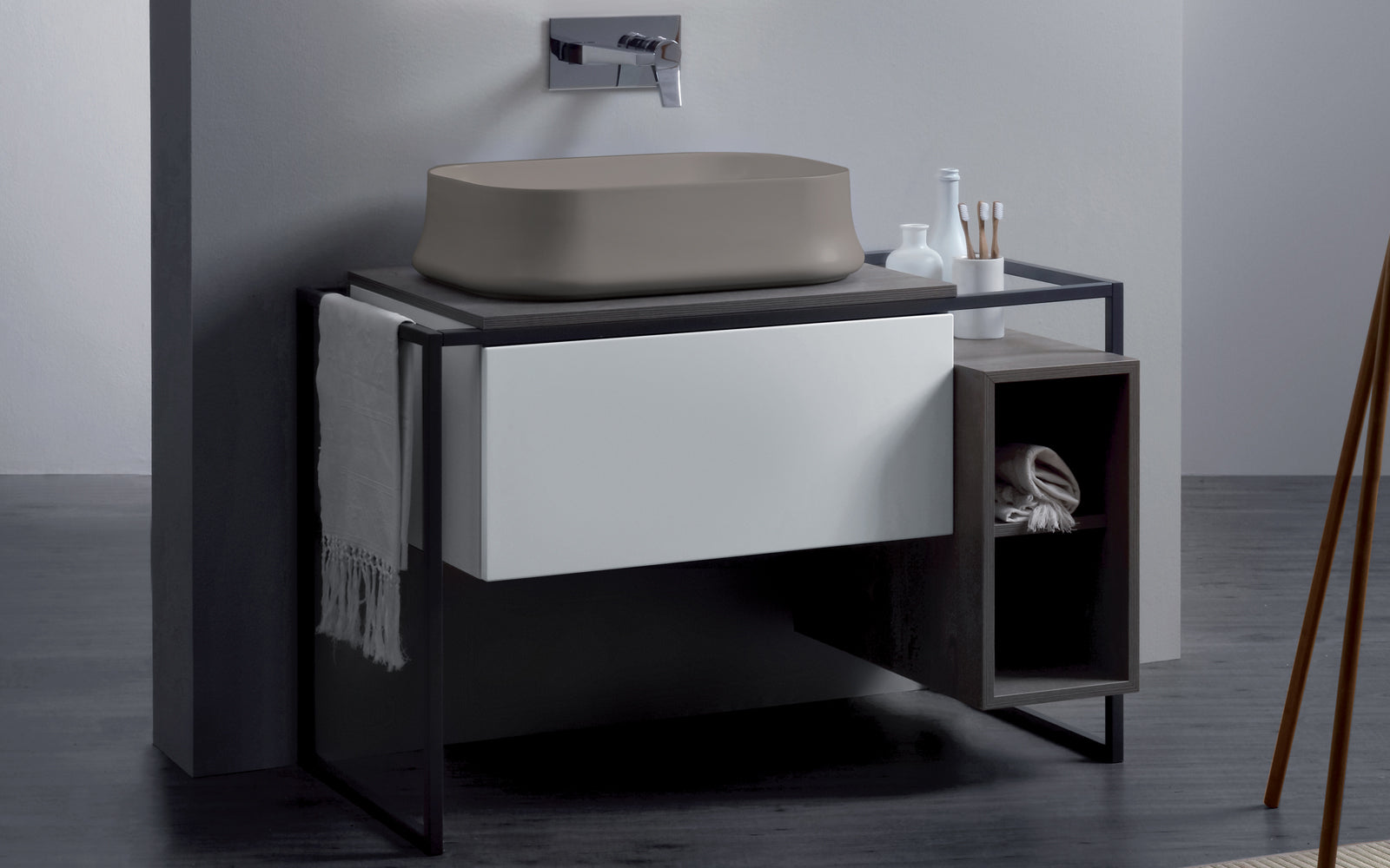 SHARP 42" Single Freestanding Vanity