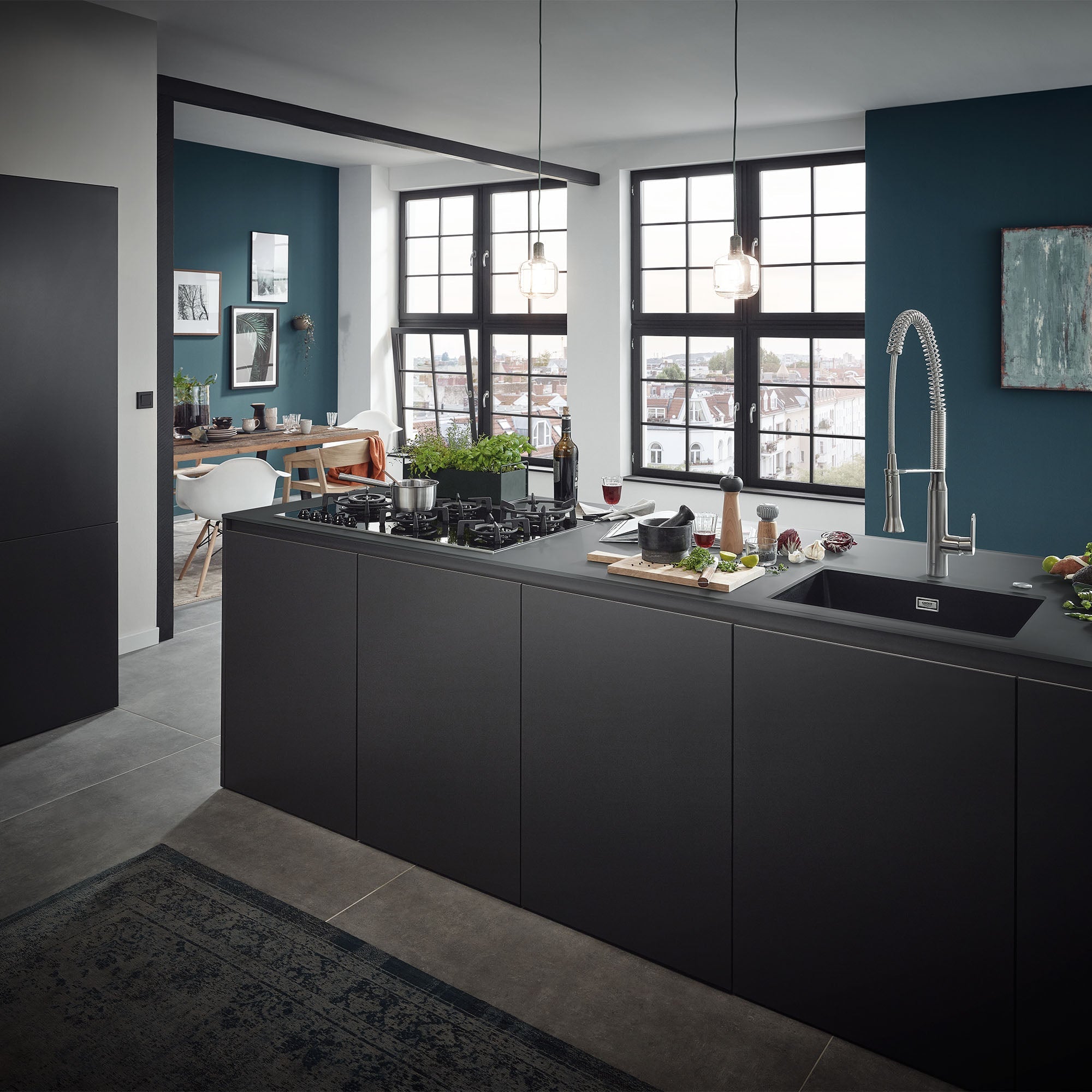 K7 mitigeur évier profi-douche US