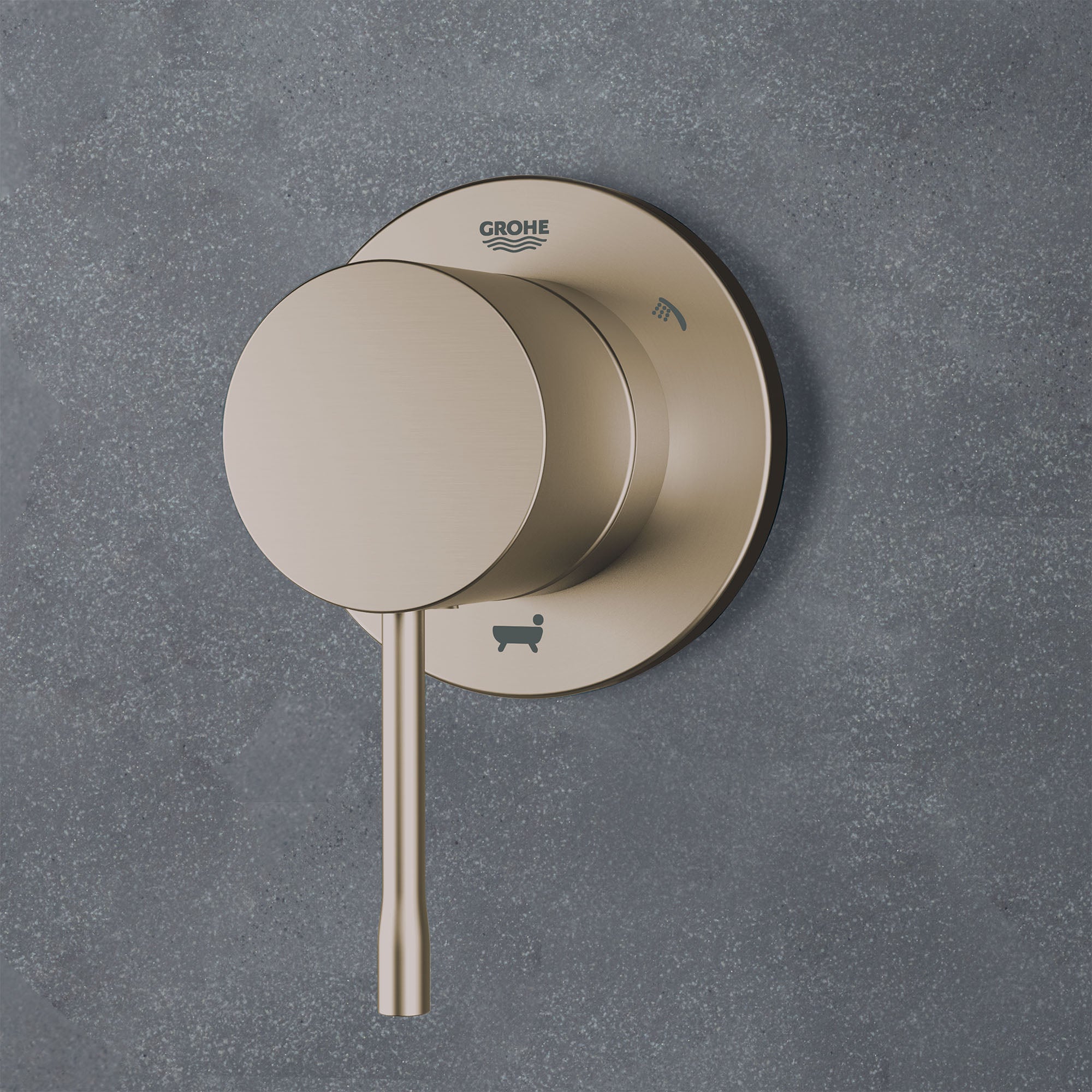 Essence Three-way diverter trim (shower head / hand shower / bath spout)