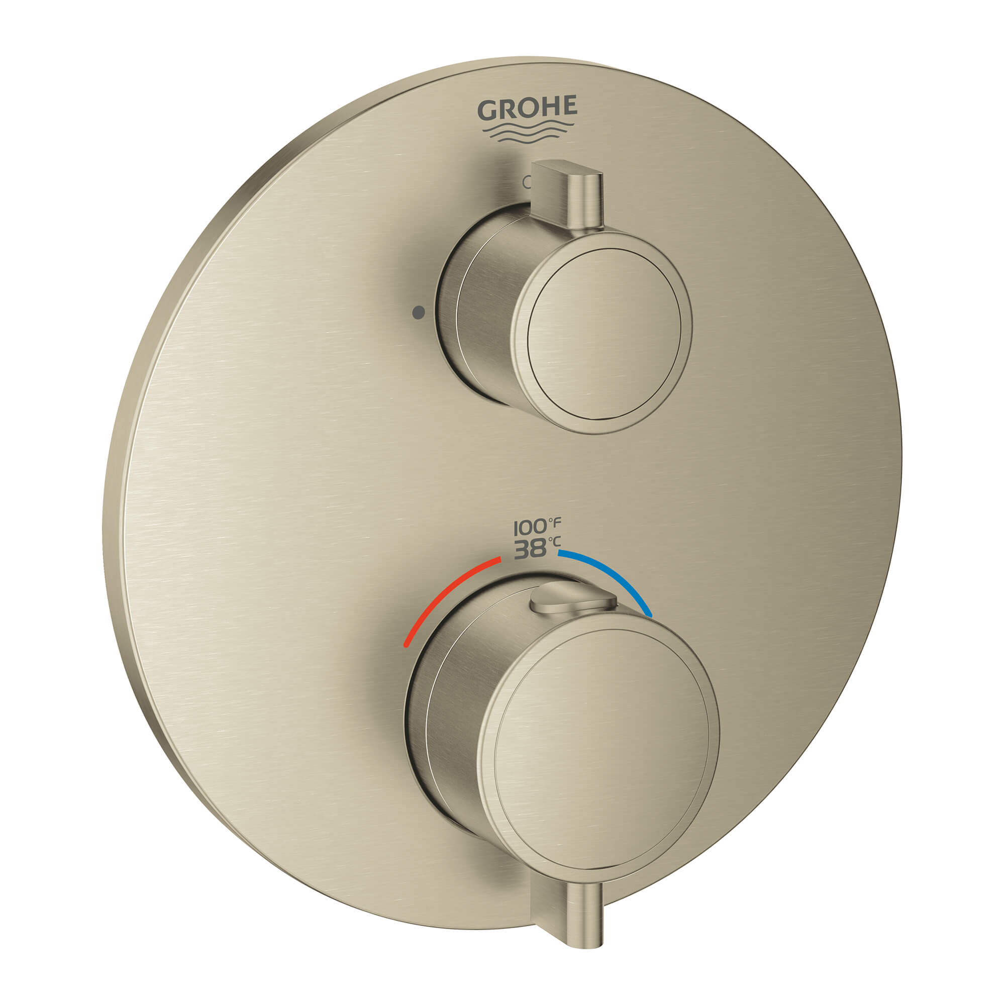 GrohTherm MC rond Garniture de valve thermostatique à fonction simple avec module de contrôle