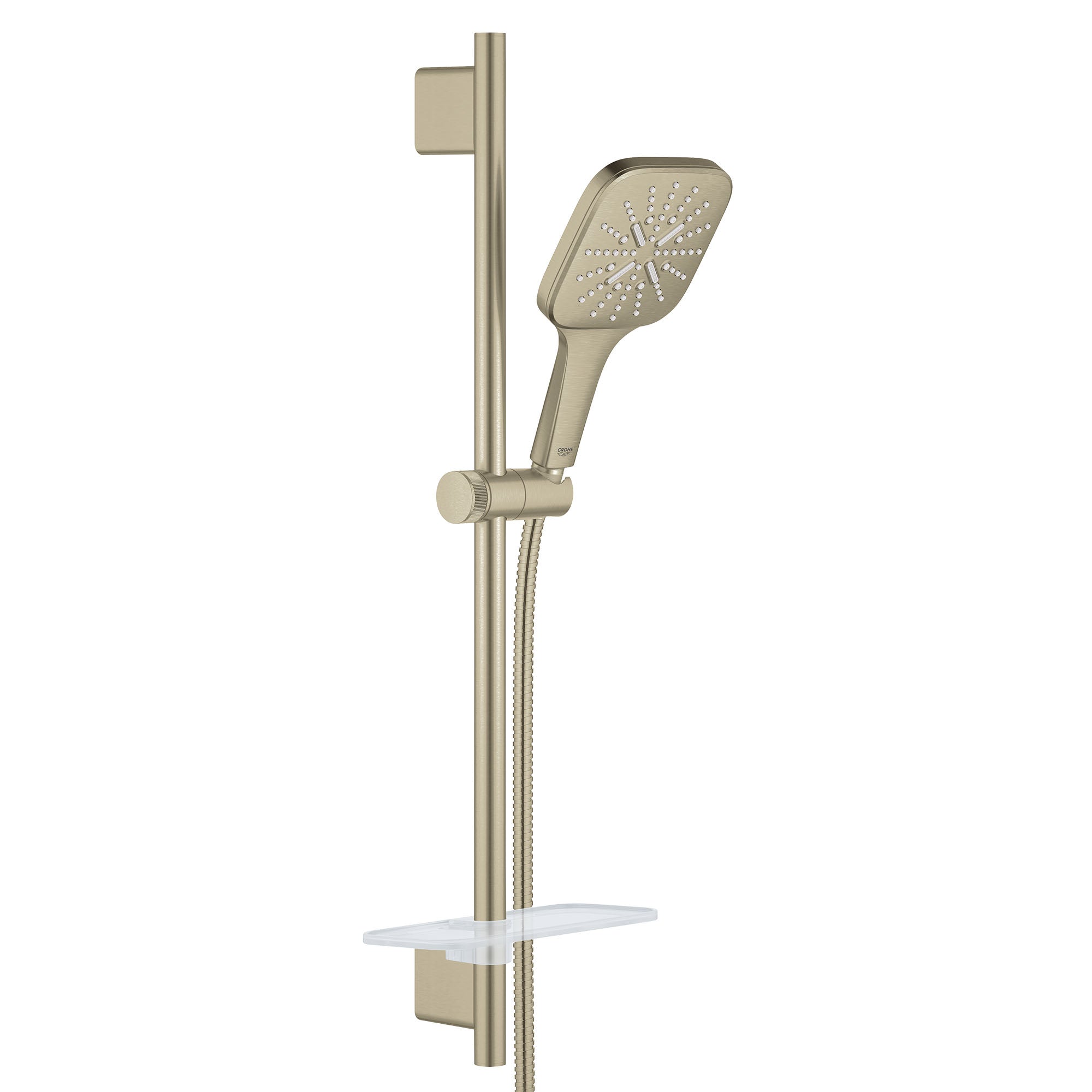 Rainshower SmartActive 130 Ensemble de douche carré - 3 jets d’aspersion