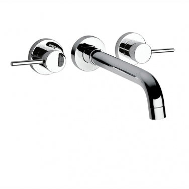 Robinet de lavabo mural 8" c.c.