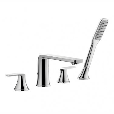 4-piece bath faucet with hand shower