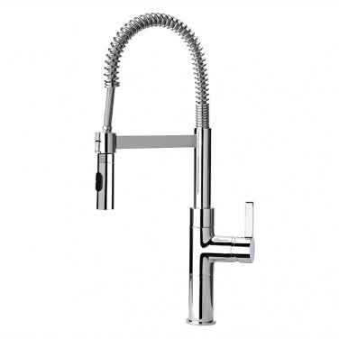 Robinet de cuisine à douchette rétractable, 2 jets