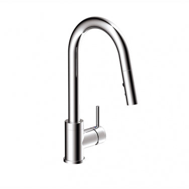 Robinet de cuisine à douchette rétractable, 2 jets