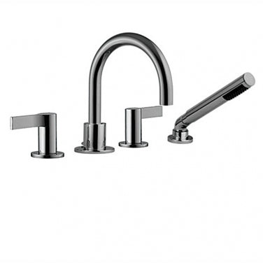 Robinet de bain 4 morceaux avec douchette