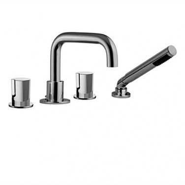 4-piece bath faucet with hand shower