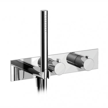 Valve thermostatique 3/4" à 2 voies avec douchette - ENSEMBLE DÉCORATIF