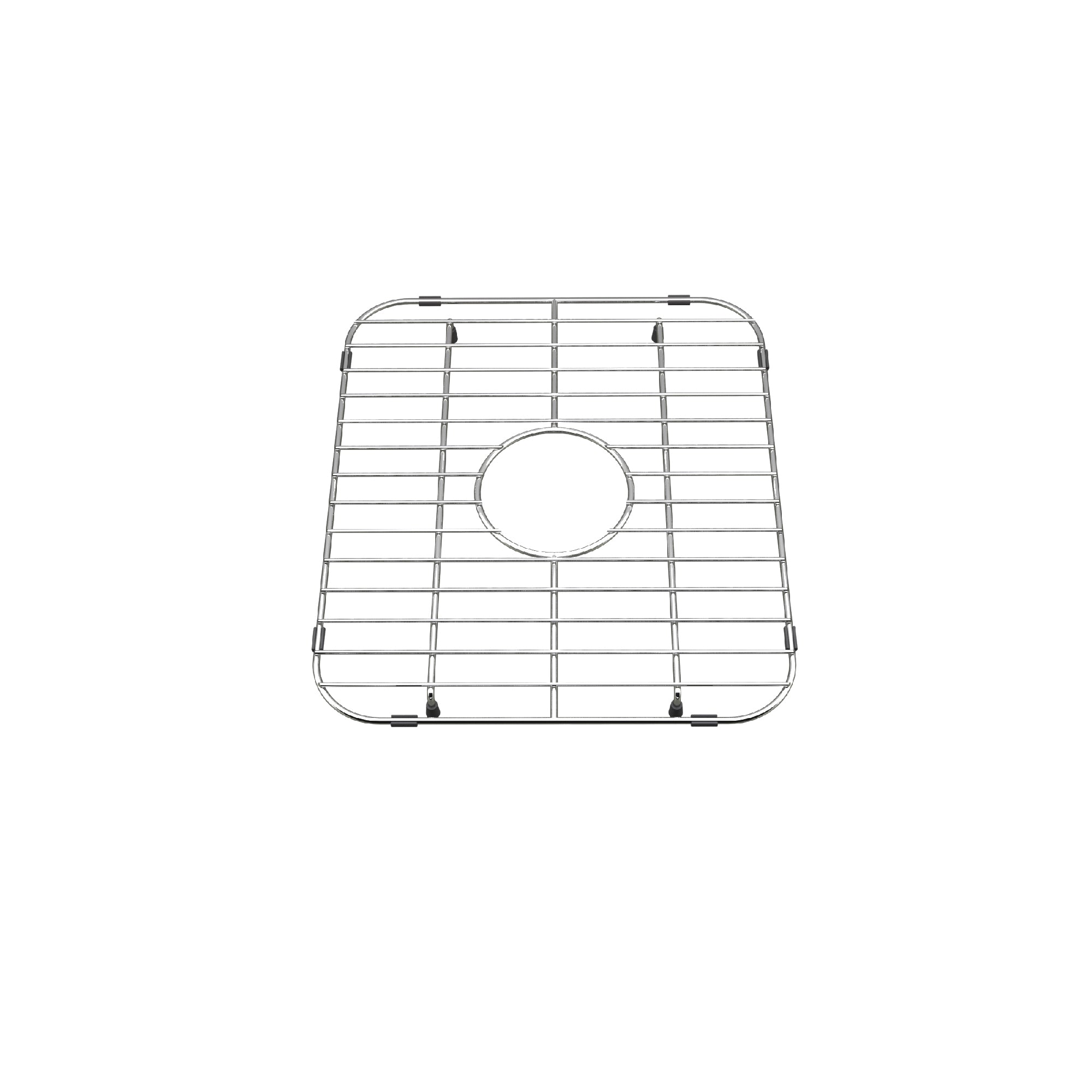Grille en acier inoxydable pour lavabo de simple 15,5 pouces x 13,5 pouces, BG1715C