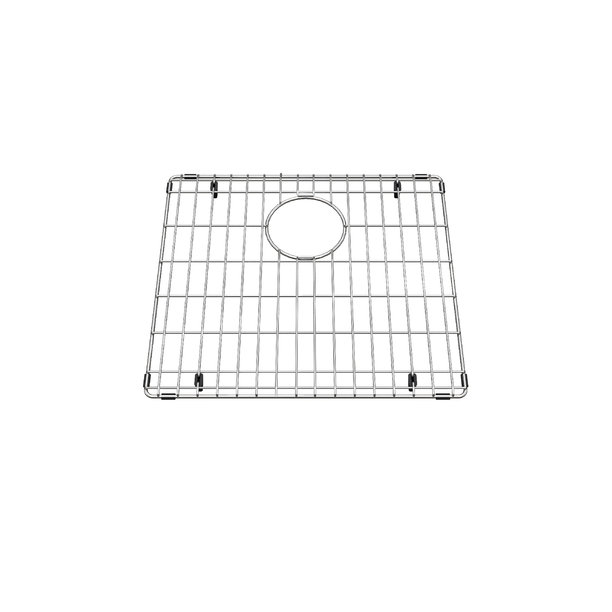 Grille en acier inoxydable pour lavabo de simple 15 pouces x 16,5 pouces, BG518S