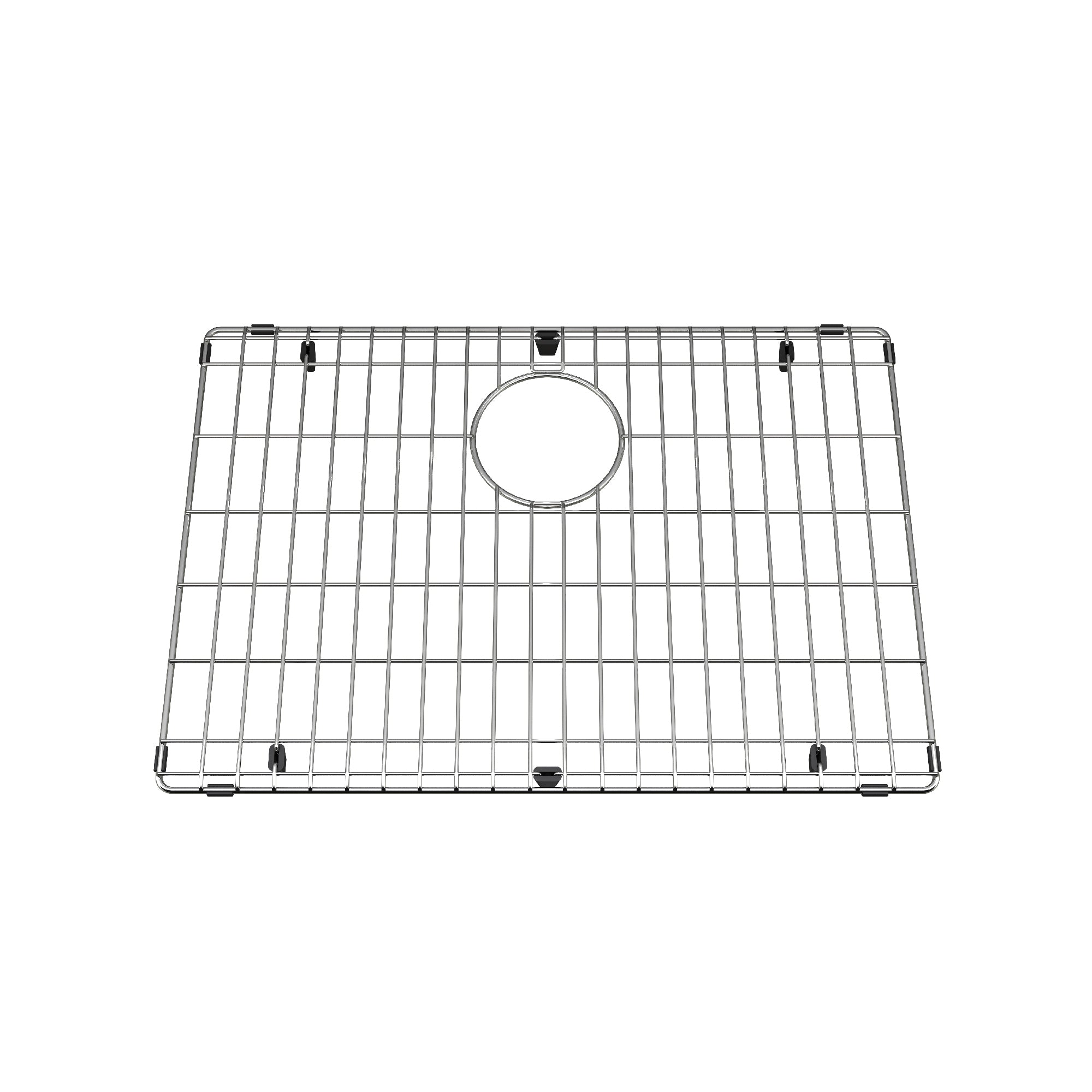 Grille en acier inoxydable pour lavabo de simple 15 pouces x 21,5 pouces, BG523S
