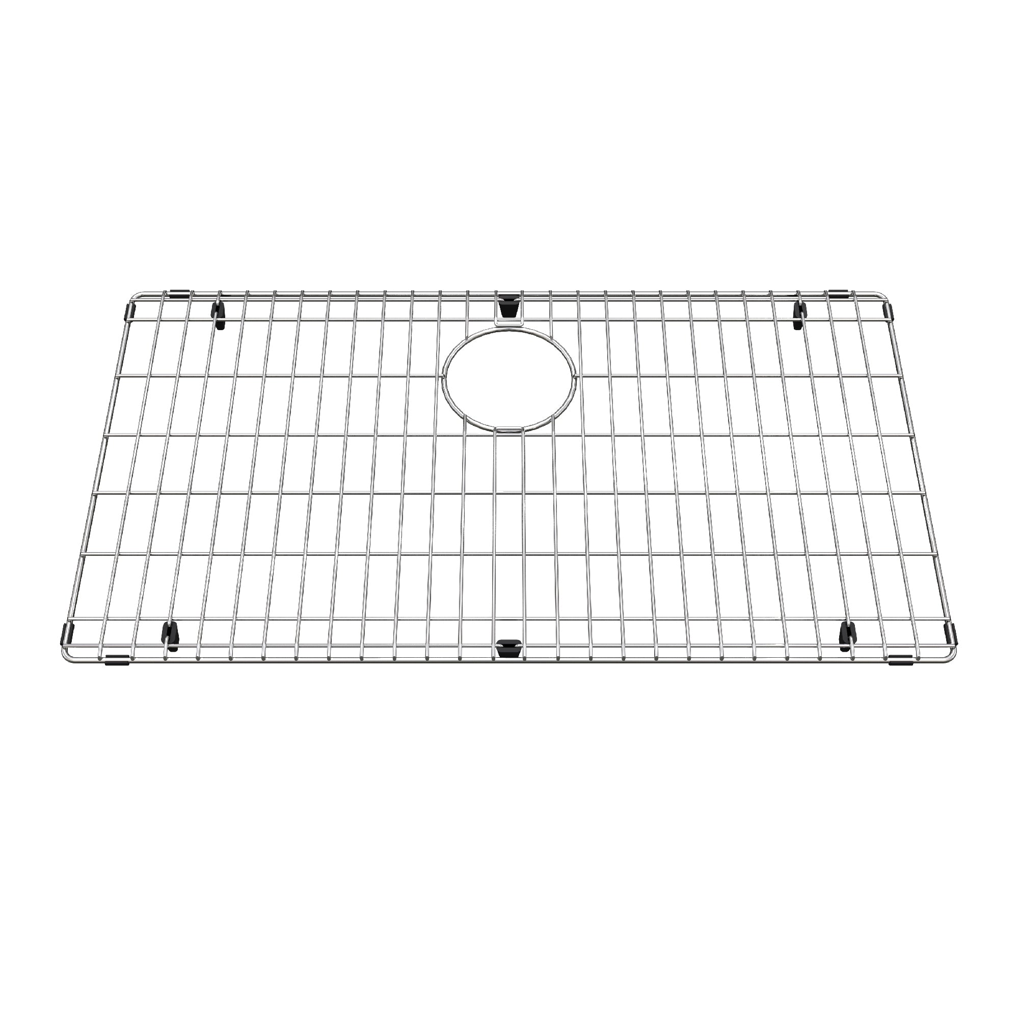Grille en acier inoxydable pour lavabo de simple 15 pouces x 27,5 pouces, BG529S