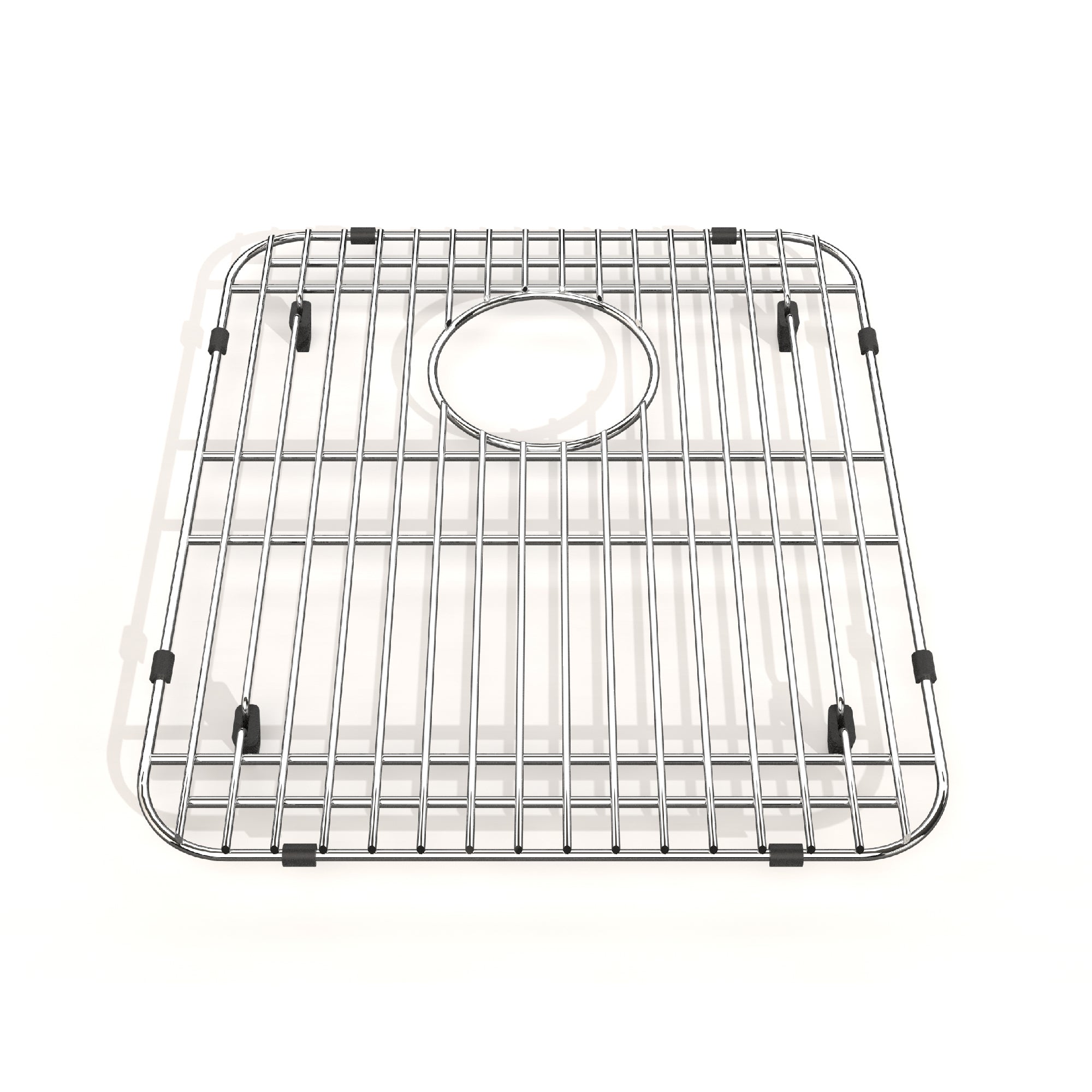 Grille en acier inoxydable pour lavabo de simple 15 pouces x 13, BGA1517S