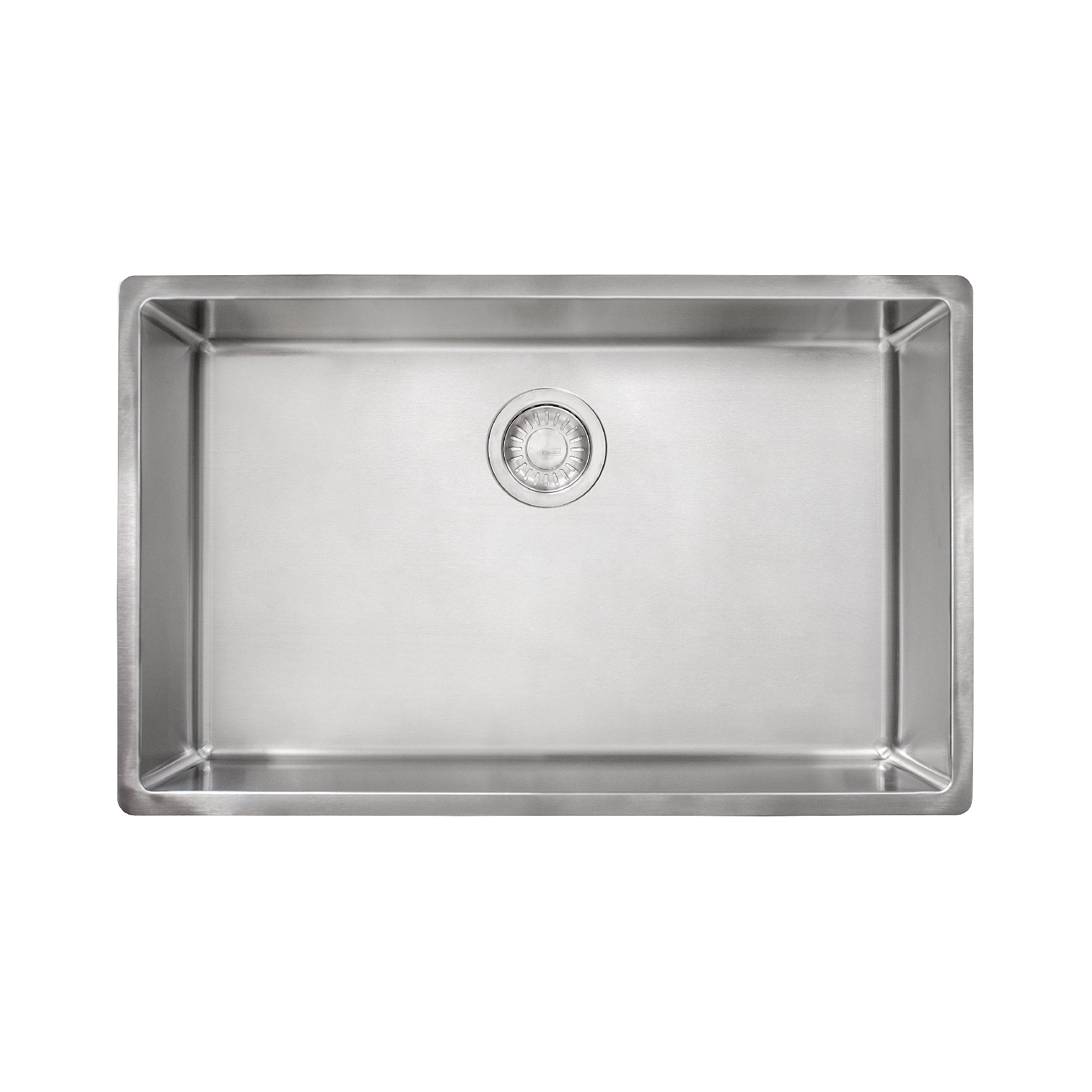 Franke Cube 28.5 in. x 17.7 in. 18 Gauge Stainless Steel Undermount Single Bowl Kitchen Sink - Cux110-27-CA
