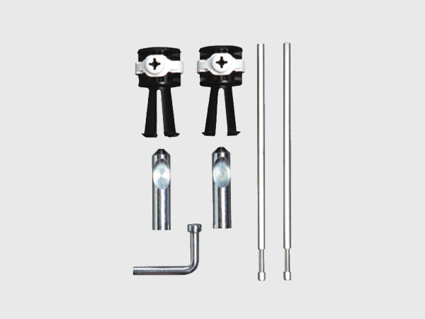 Jeu de vis de fixation pour toilet ou bidet suspendus