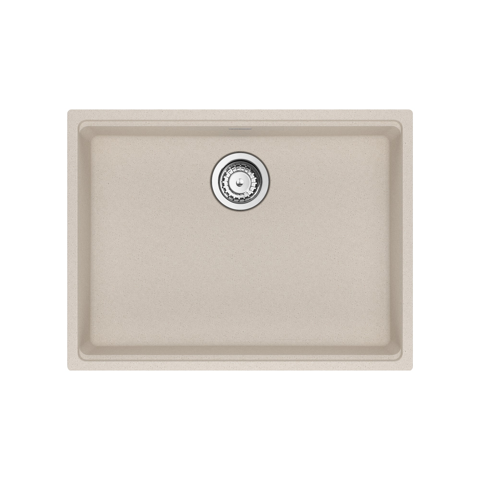 Franke Maris a sous-représenté 25 pouces x 18,94 pouces en granit ada single bol évier en pierre gris