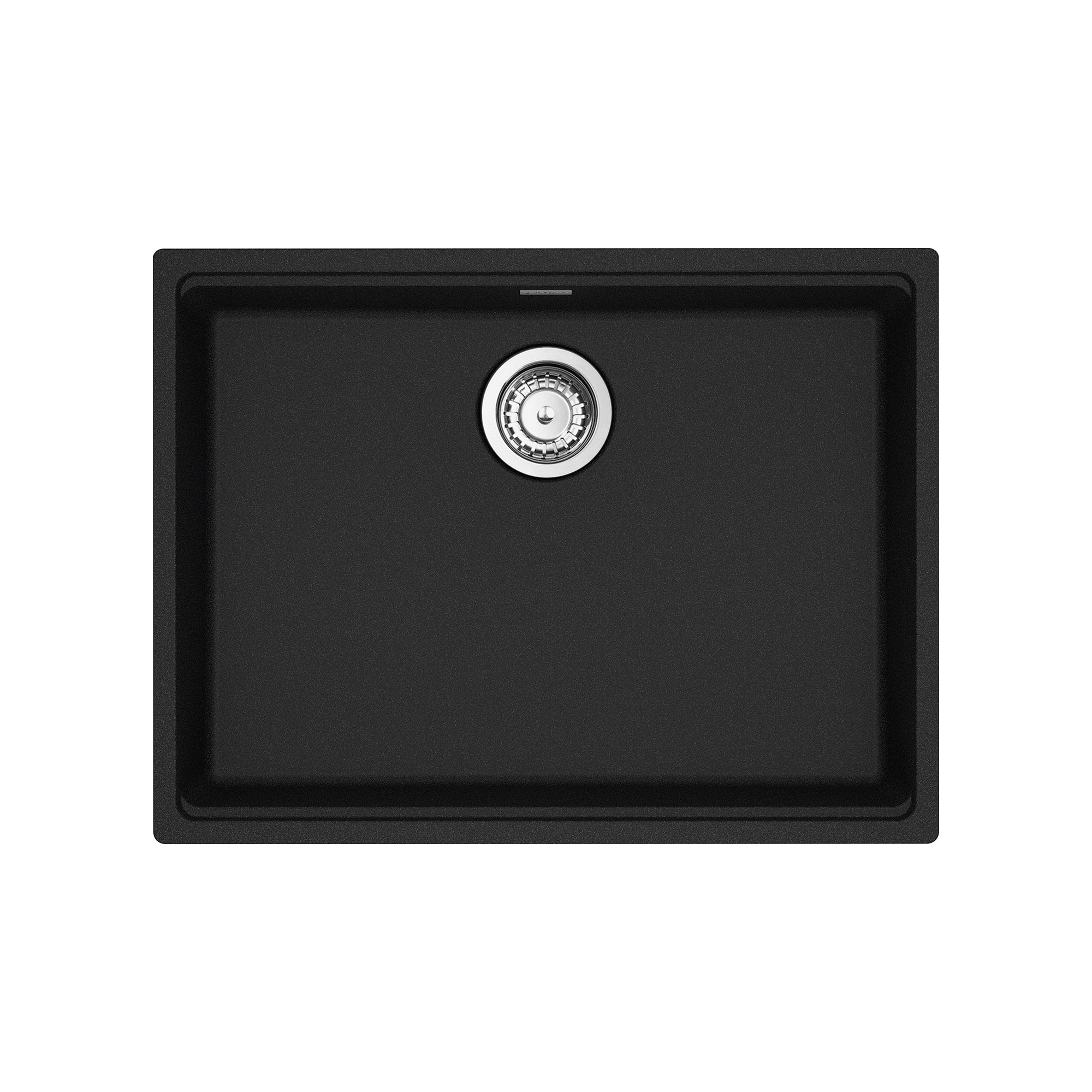 Franke Maris a sous-représenté 25 pouces x 18,94 pouces en granit ada single bol évier en pierre gris