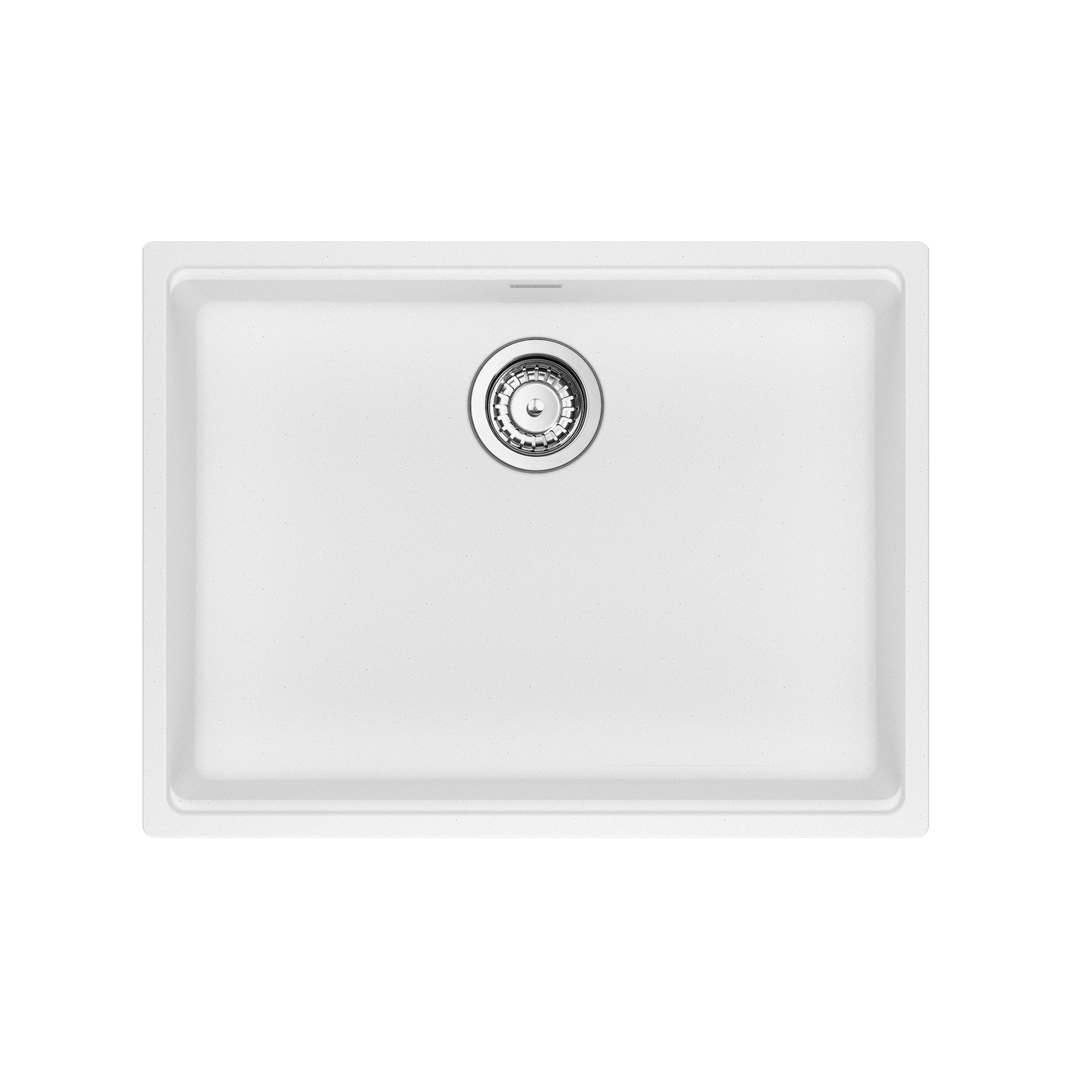 Franke Maris a sous-représenté 25 pouces x 18,94 pouces en granit ada single bol évier en pierre gris