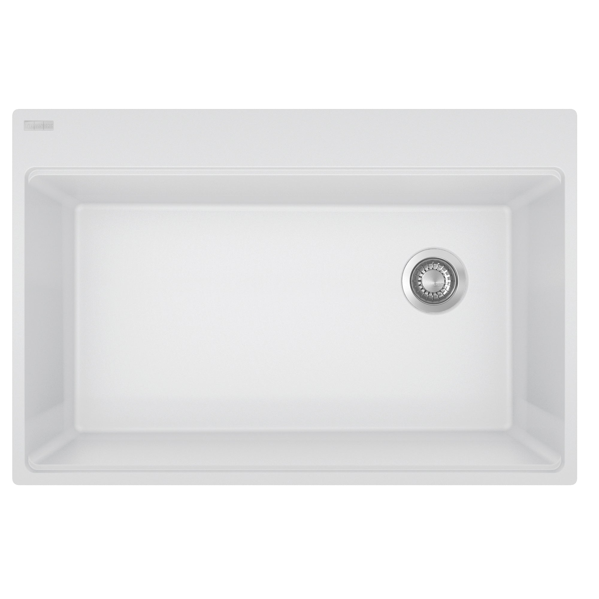 Franke Maris Topmount 33 pouces x 22 po Single Bowl Single Bowl en blanc polaire