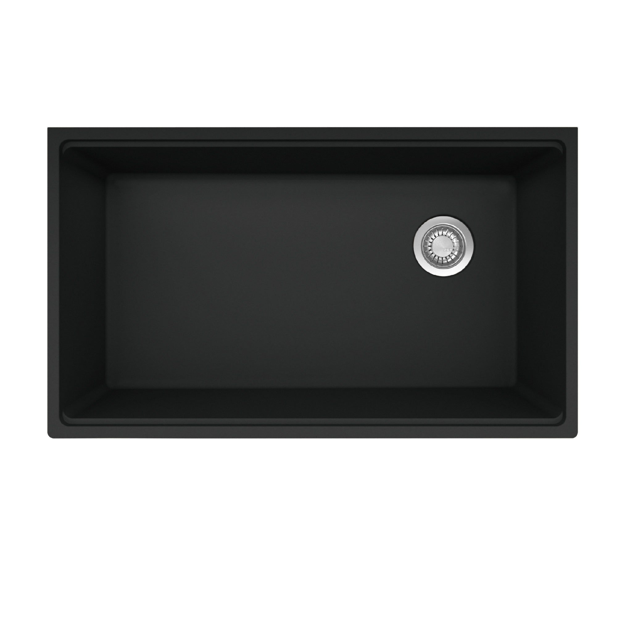 Franke Maris a sous-représenté 33 pouces x 19,31 pouces de bol simple de bol de cuisine en pierre gris