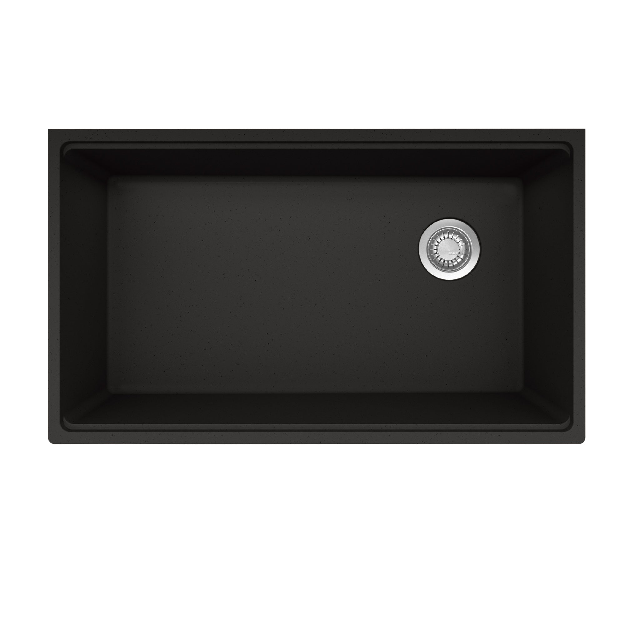 Franke Maris a sous-représenté 33 pouces x 19,31 pouces de bol simple de bol de cuisine en pierre gris