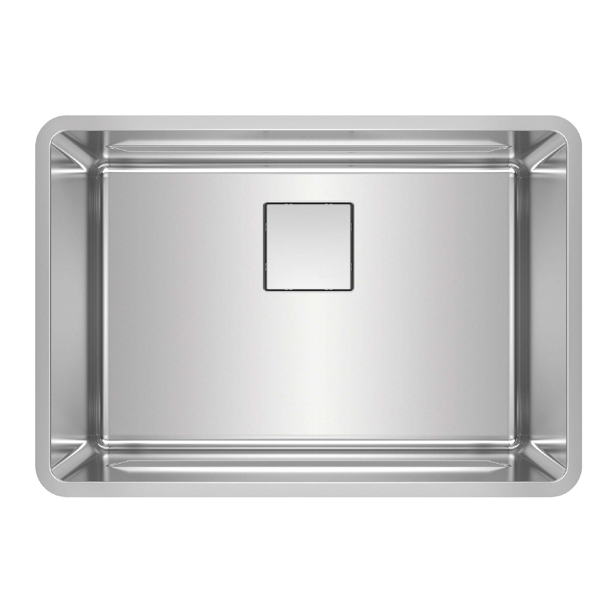 Franke Pescara 26.5 in. x 18.5 in. 18 Gauge Stainless Steel Undermount Single Bowl Kitchen Sink - PTX110-25-CA