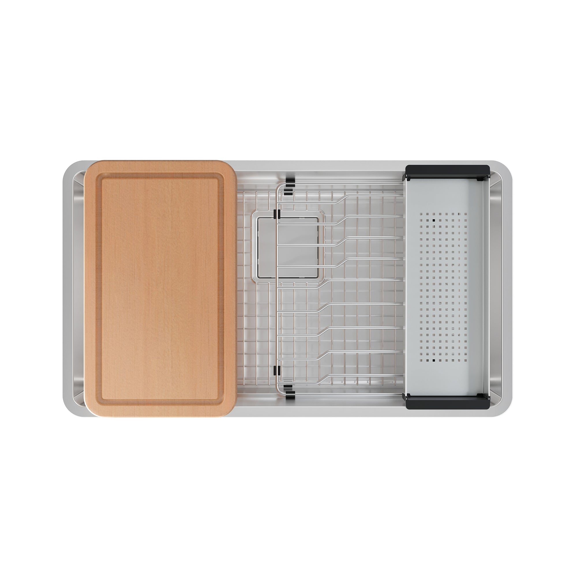 Franke Pescara 32,5 pouces. x 18,5 pouces. 18 de la calibre en acier inoxydable Undermount Single Bowl Kitchen évier - PTX110-31