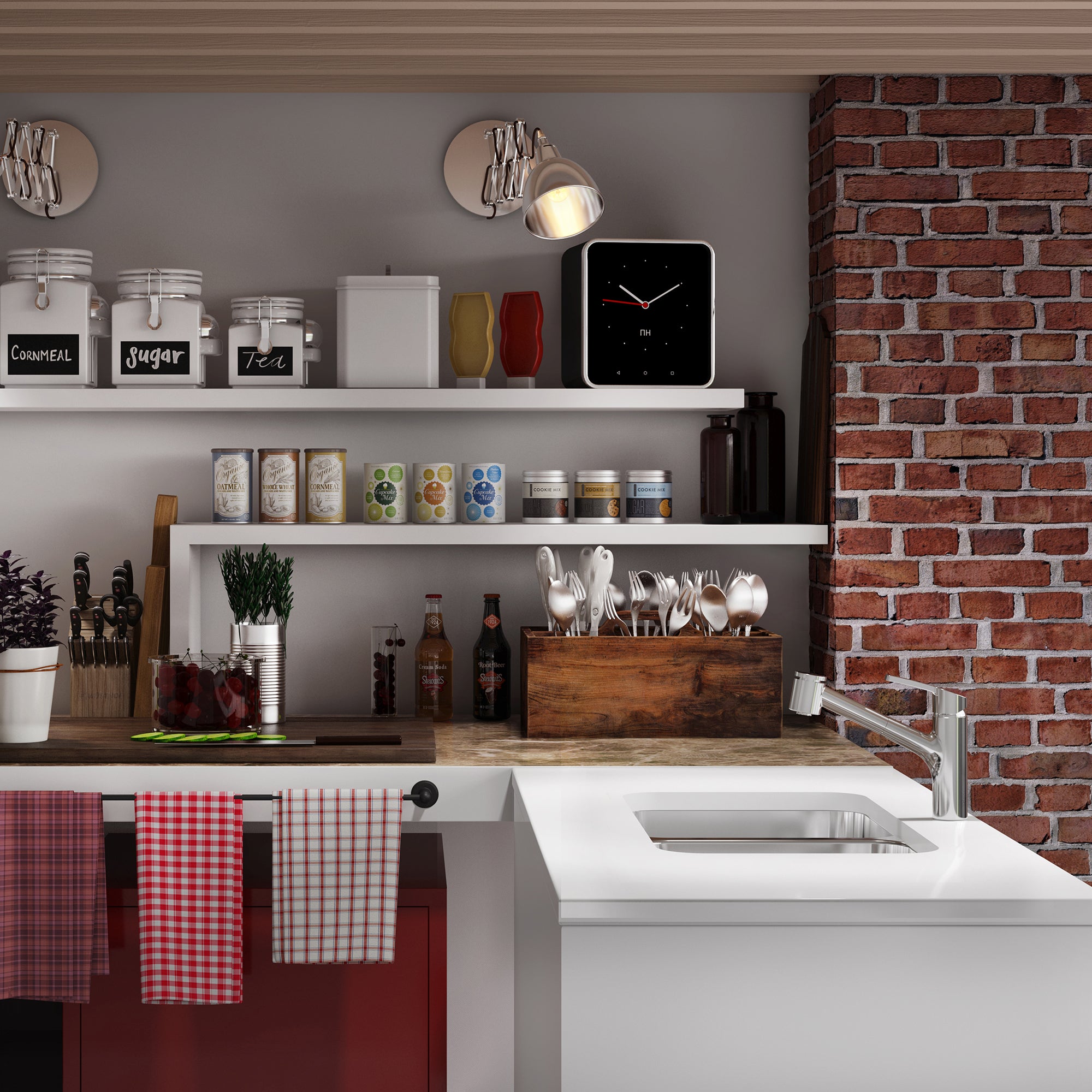 Évier en inox 2 cuvettes Kindred