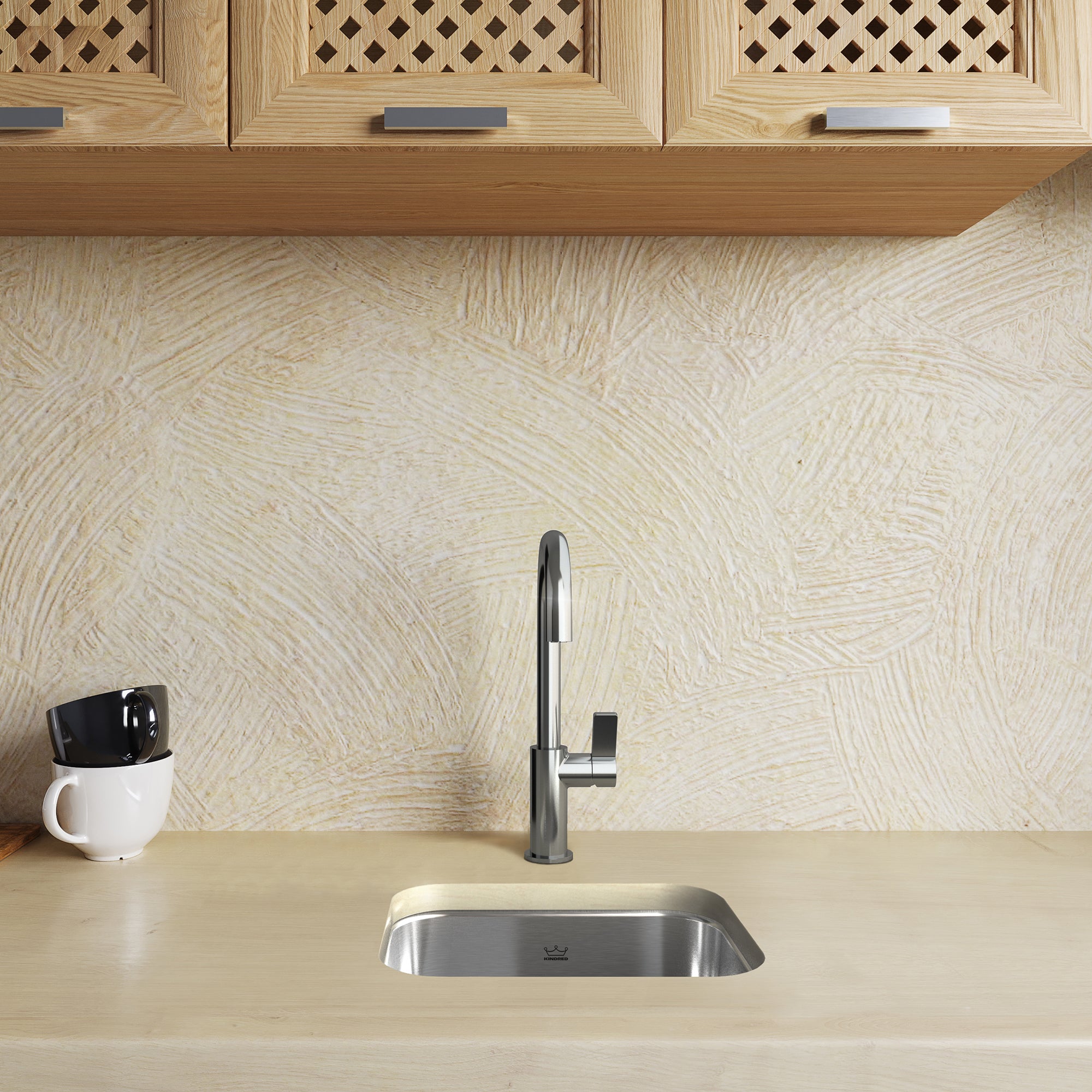 Évier en inox 1 cuvette Kindred