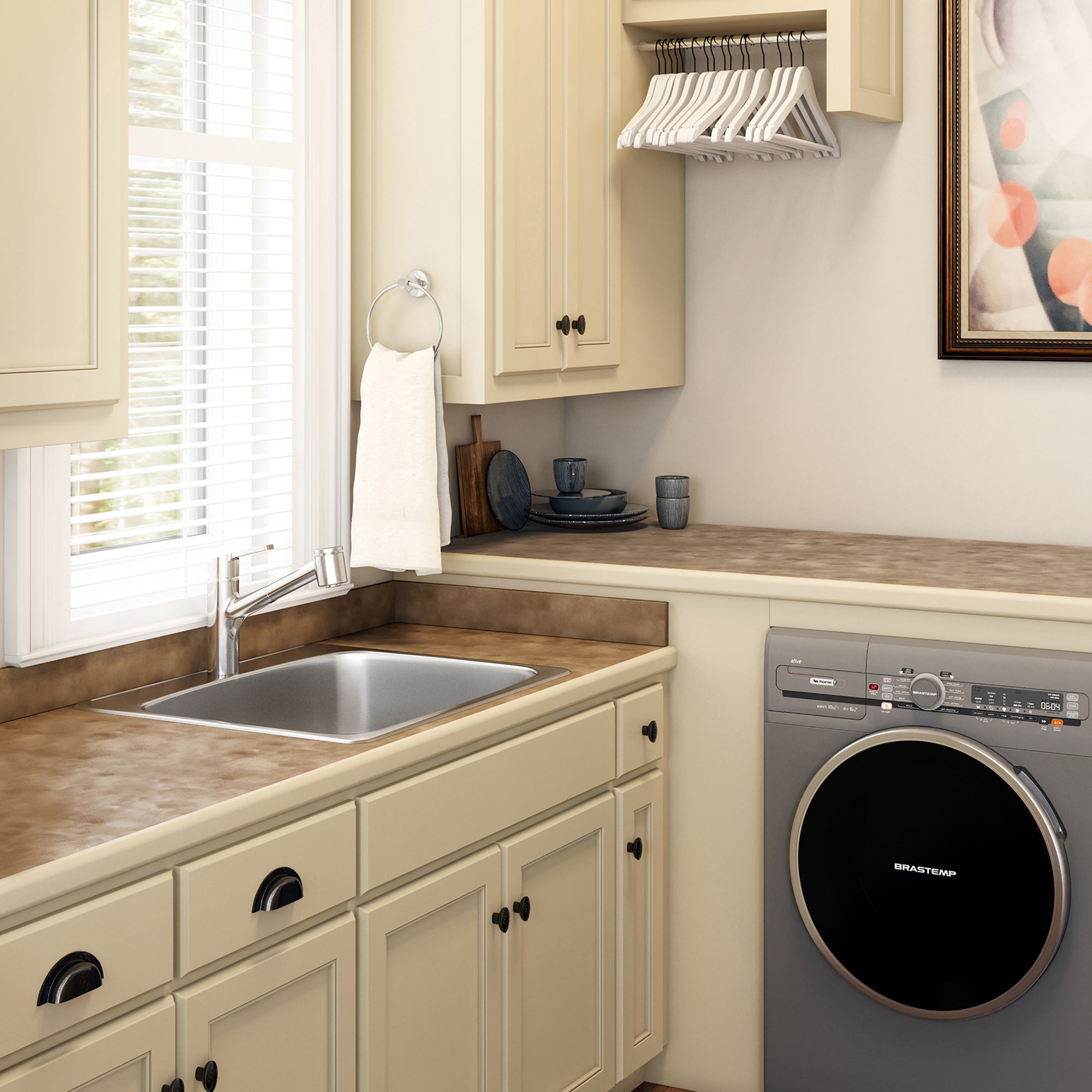 Évier en inox 1 cuvette Kindred