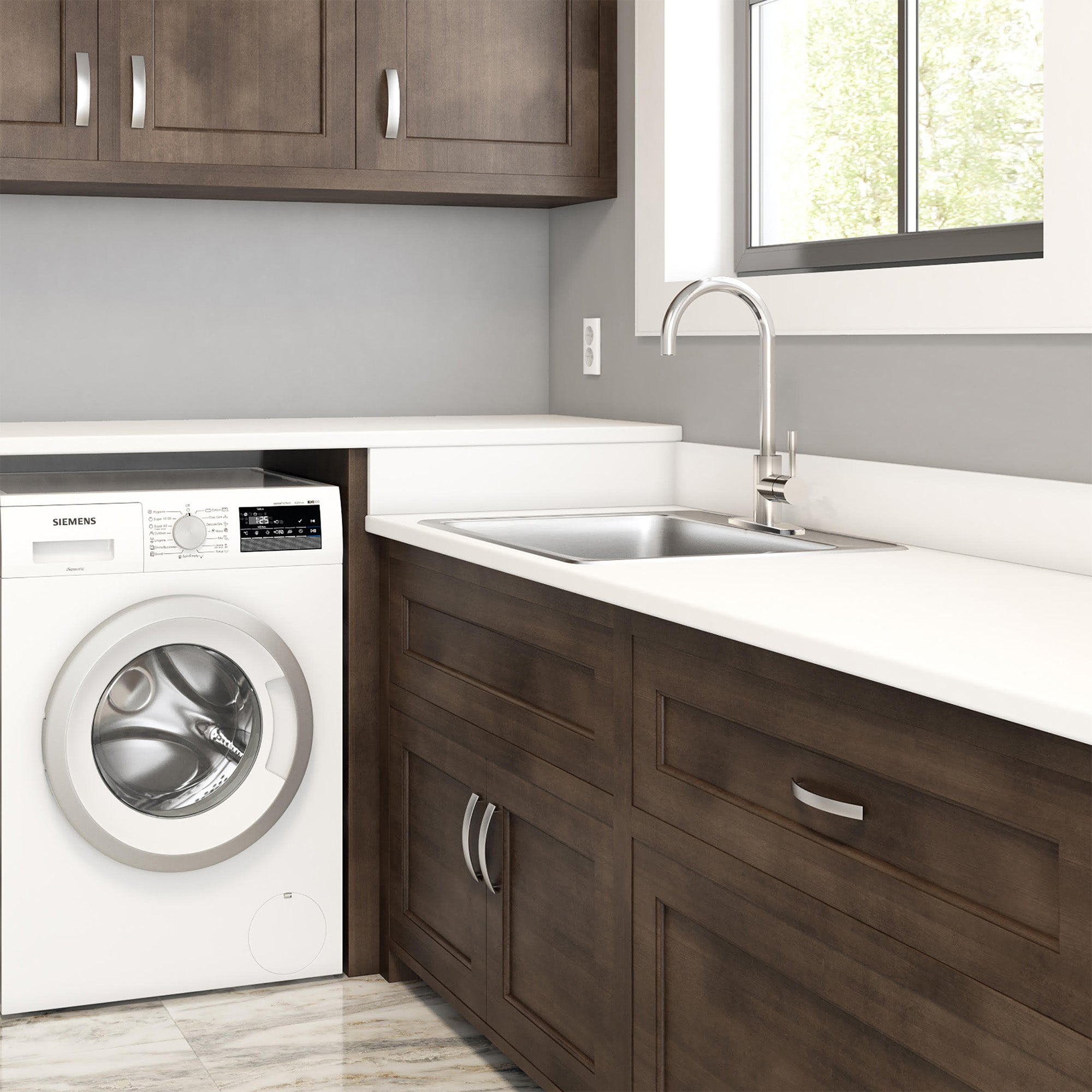 Évier en inox 1 cuvette Kindred