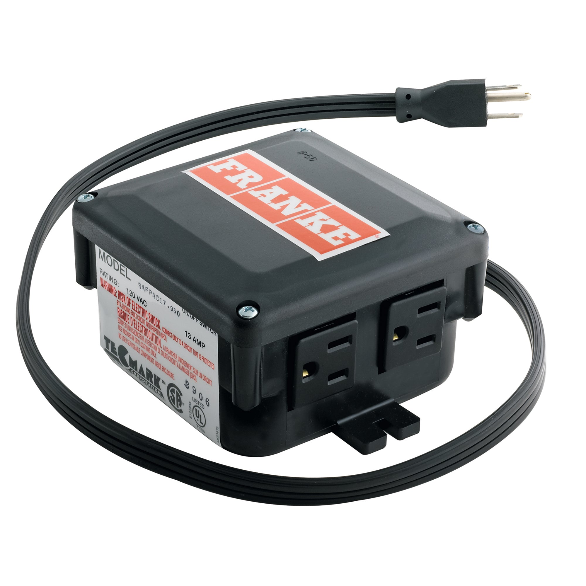 Franke WD9088 Contrôleur de déchets de déchets de déchets / d'élimination pour une utilisation avec un interrupteur d'air