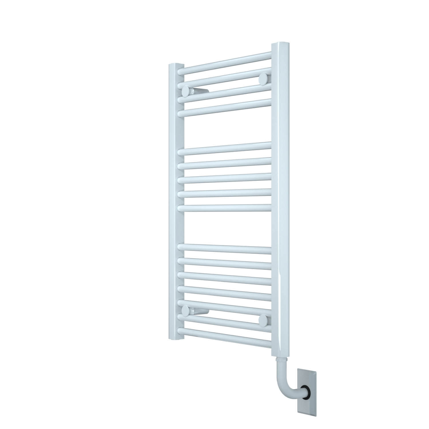 Chauffe-serviettes électrique câblé Savoy 19"x31" - Blanc brillant