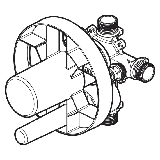 Valve à Pression Équilibrée 1/2'' avec Déviateur Intégrée et Couvert de Protection en ABS