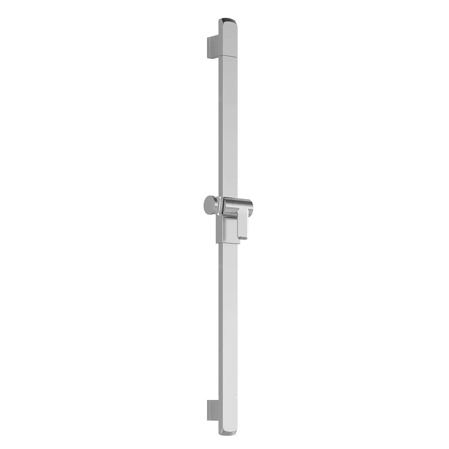 Rail Carré Rond pour Douchette Chrome
