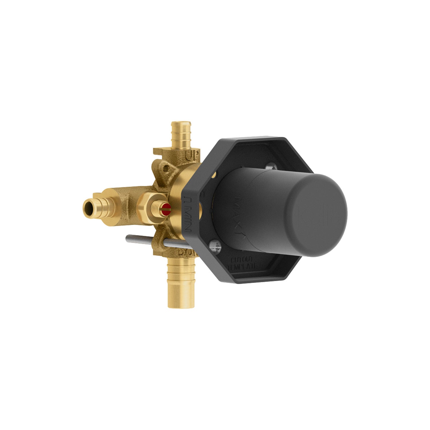 Valve RPA à Pression Équilibrée ½'' Thermostatique avec Bouchon d'Essai - Sans Cartouche - PEX