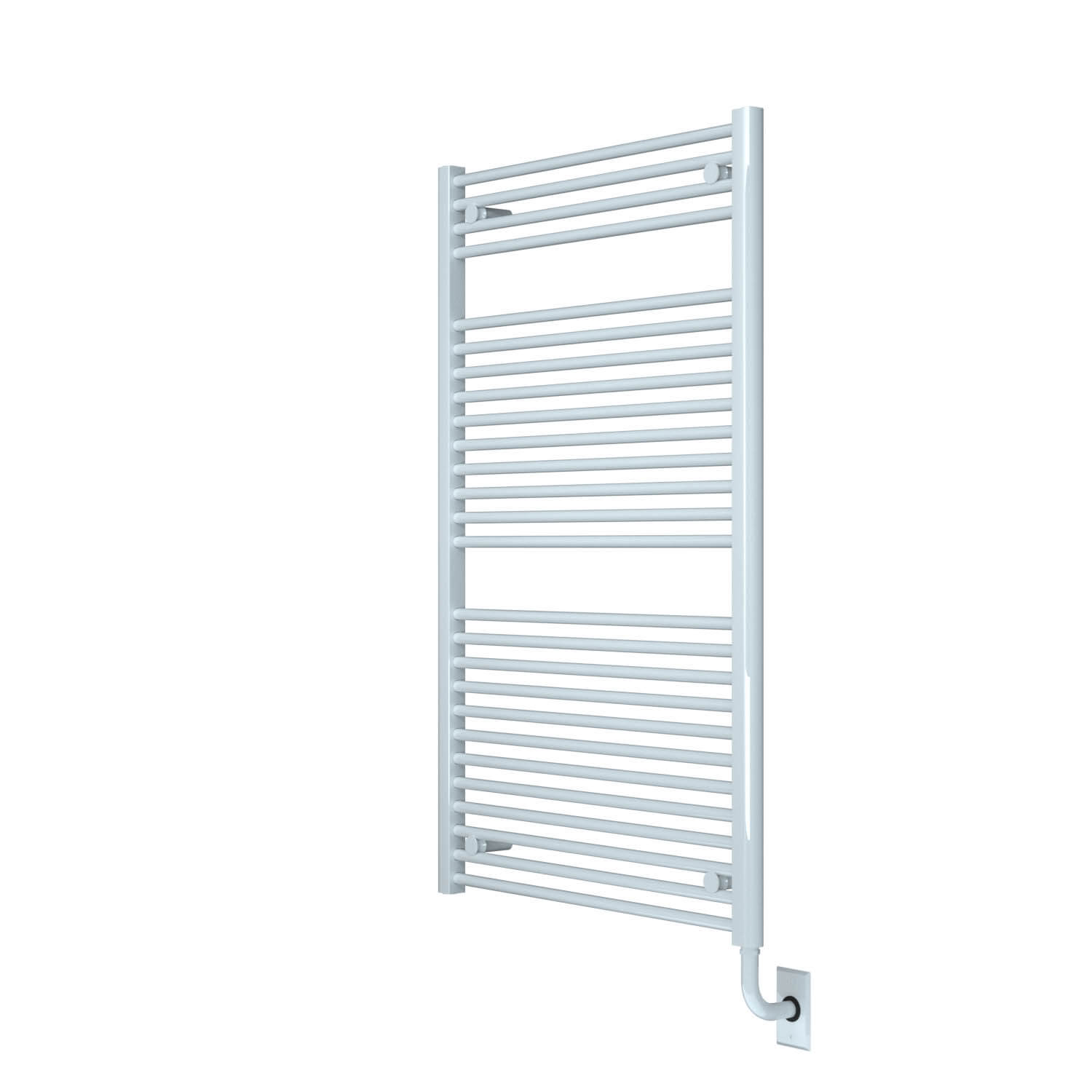 Chauffe-serviettes électrique câblé Savoy 29,5" x 47,5" - Blanc brillant