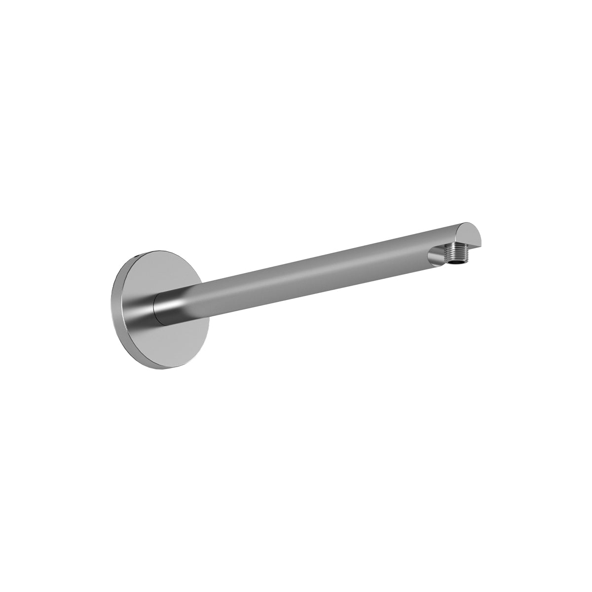 PREMIA Bras Mural (ø110mm) 90⁰ Portée de 406mm (16'') avec Garniture Ronde Chrome