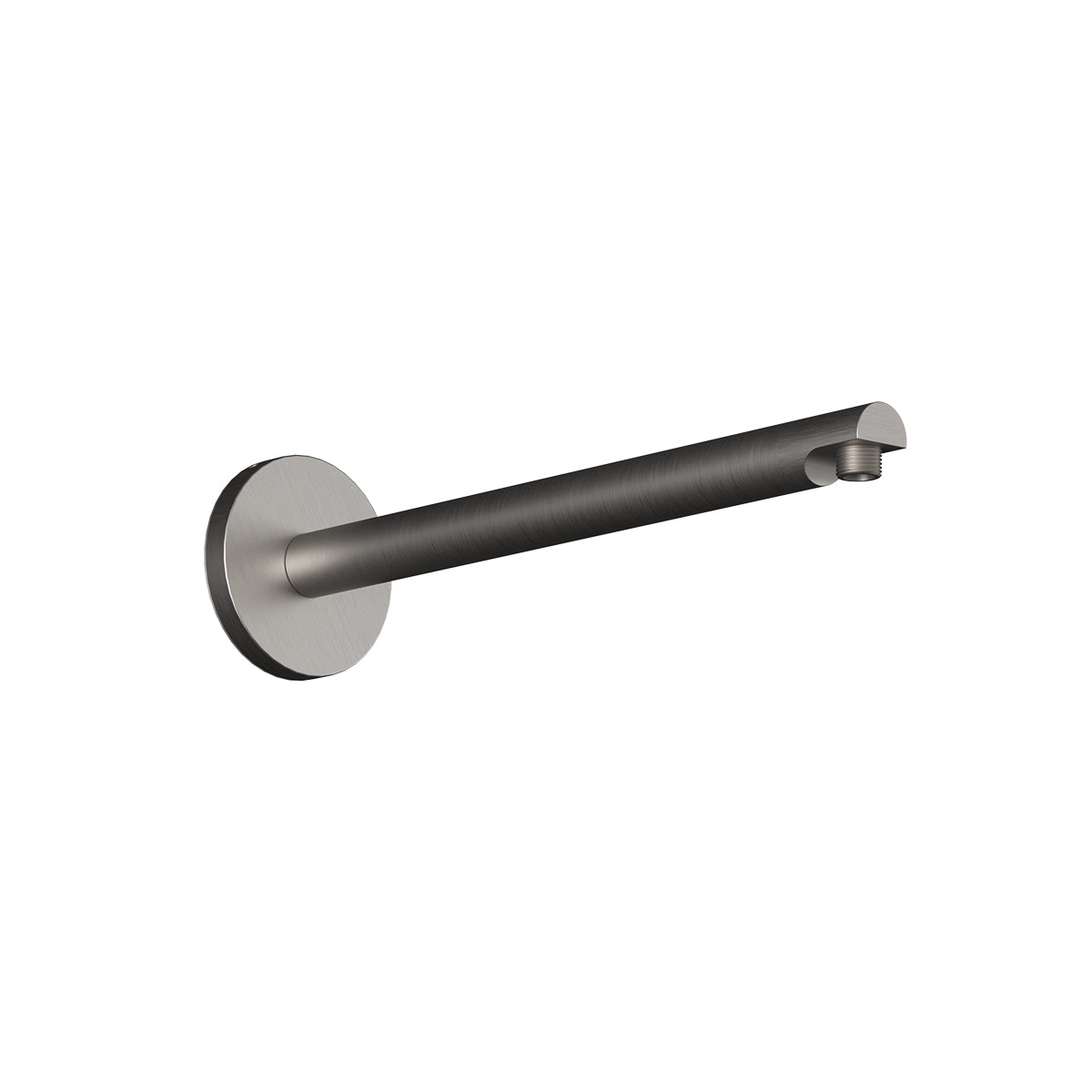 PREMIA Bras Mural (ø110mm) 90⁰ Portée de 406mm (16'') avec Garniture Ronde Nickel Pur
