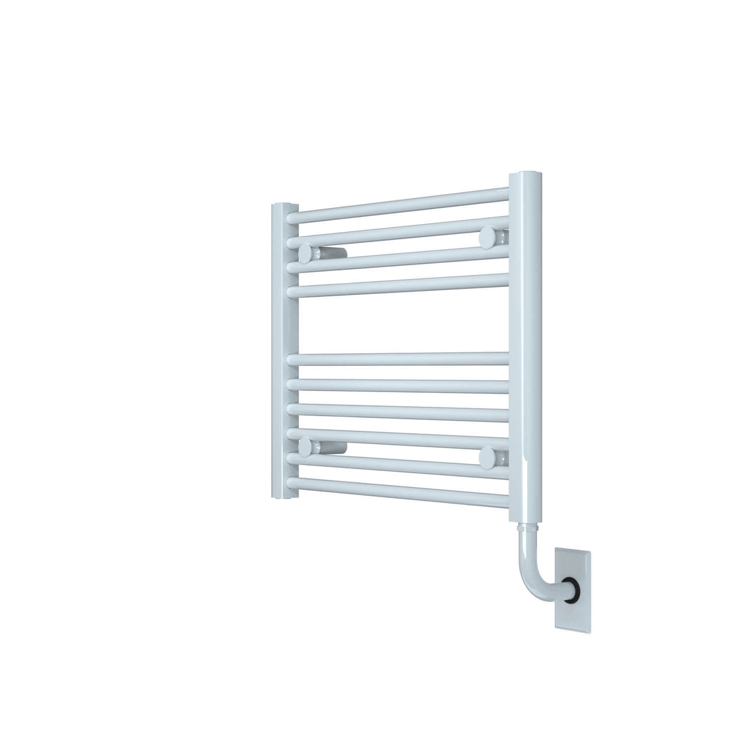 Chauffe-serviettes électrique câblé Savoy 23,5" x 19" - Blanc brillant