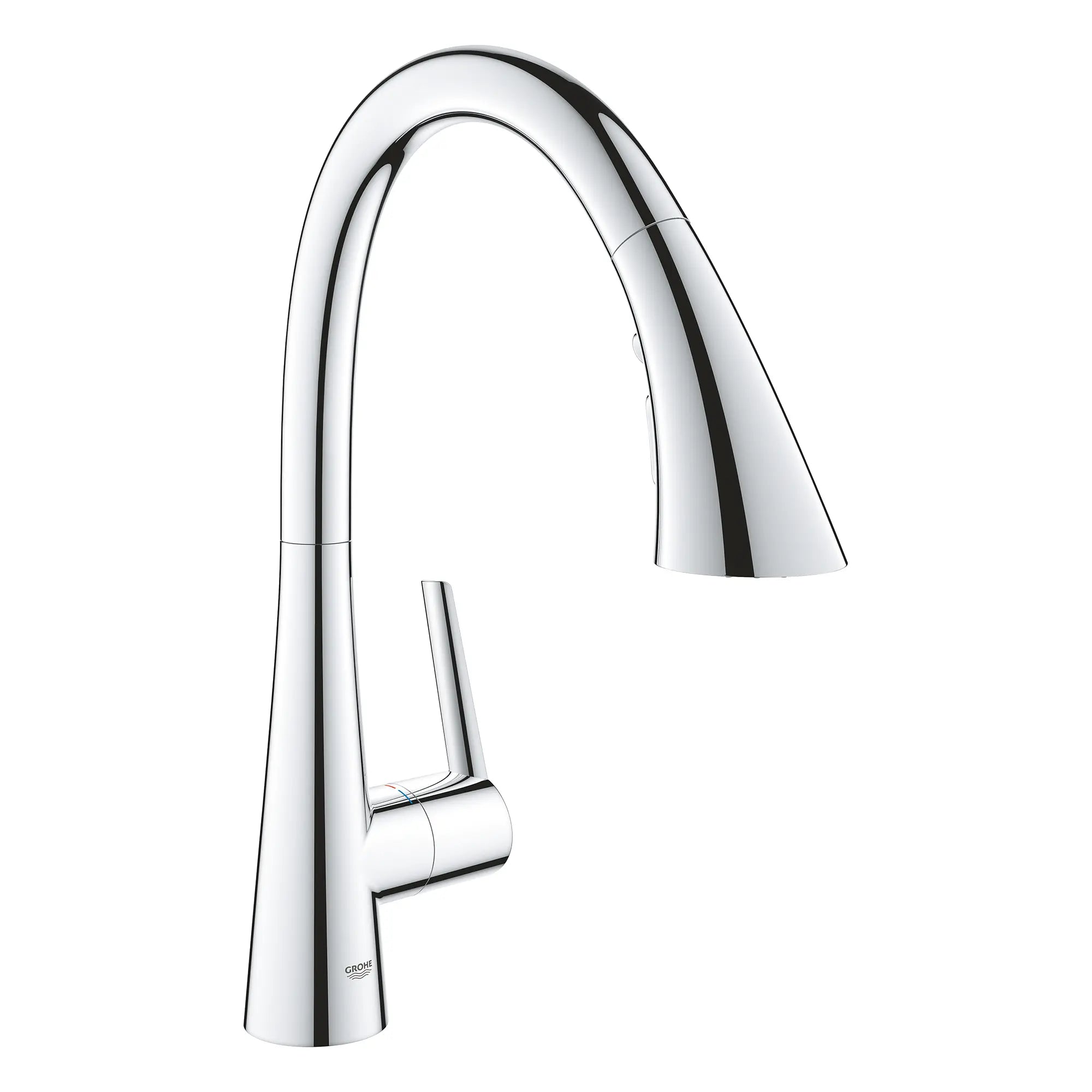 GROHE Zedra Single-Handle Pull-Down Triple-Spray Kitchen Faucet 6.6 L/min (1.75 gpm)