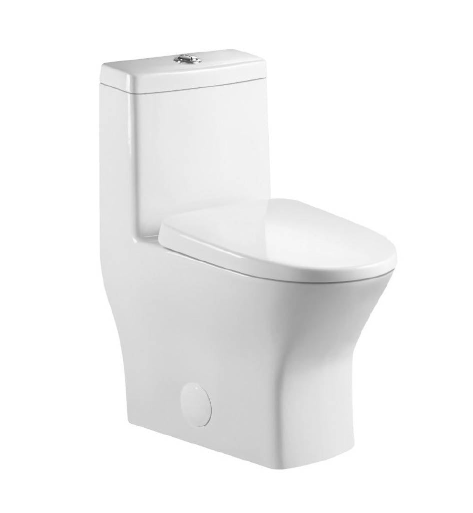 Toilette monopièce compacte double chasse  PJL