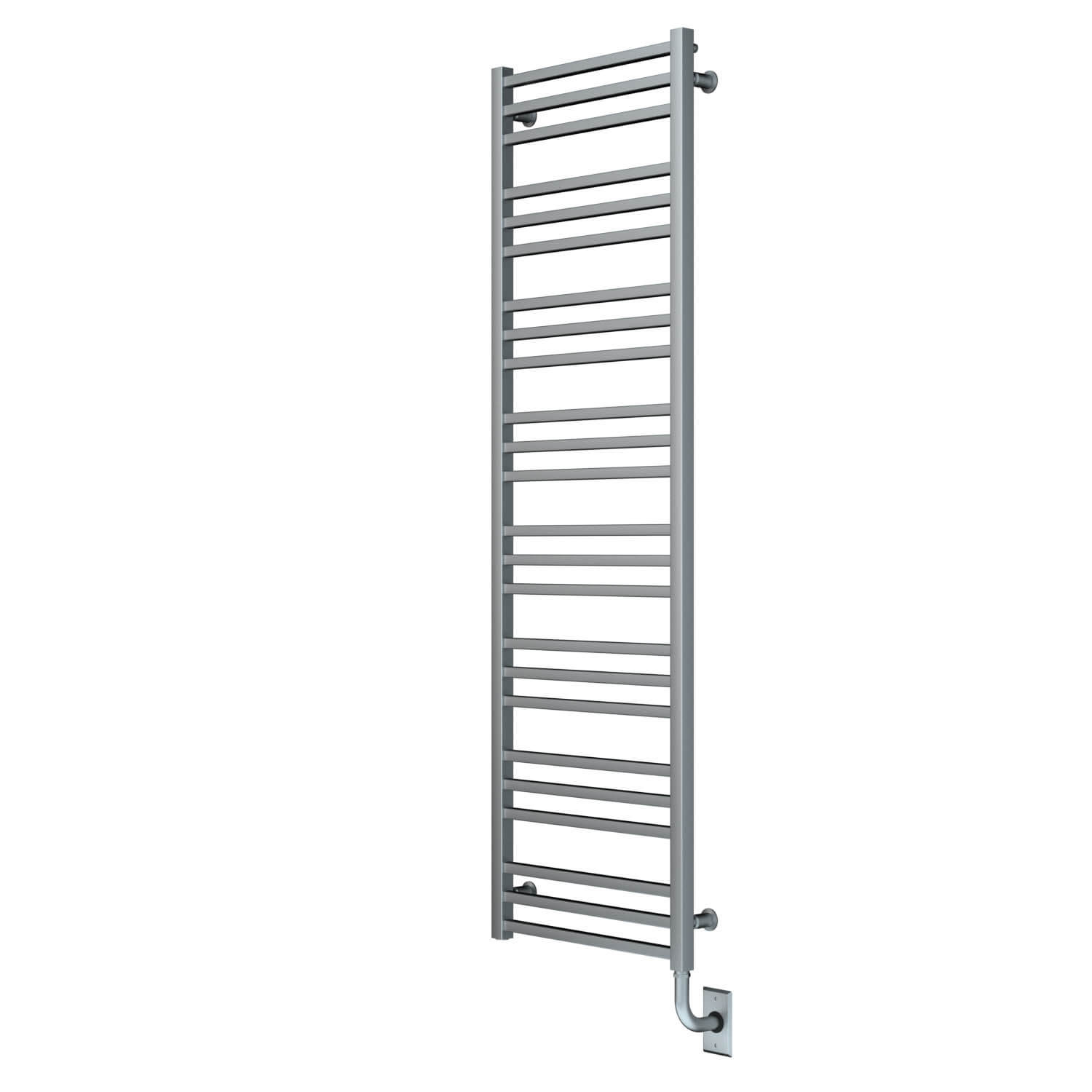 Chauffe-serviettes électrique Avento 19,5" x 64" - Nickel brossé