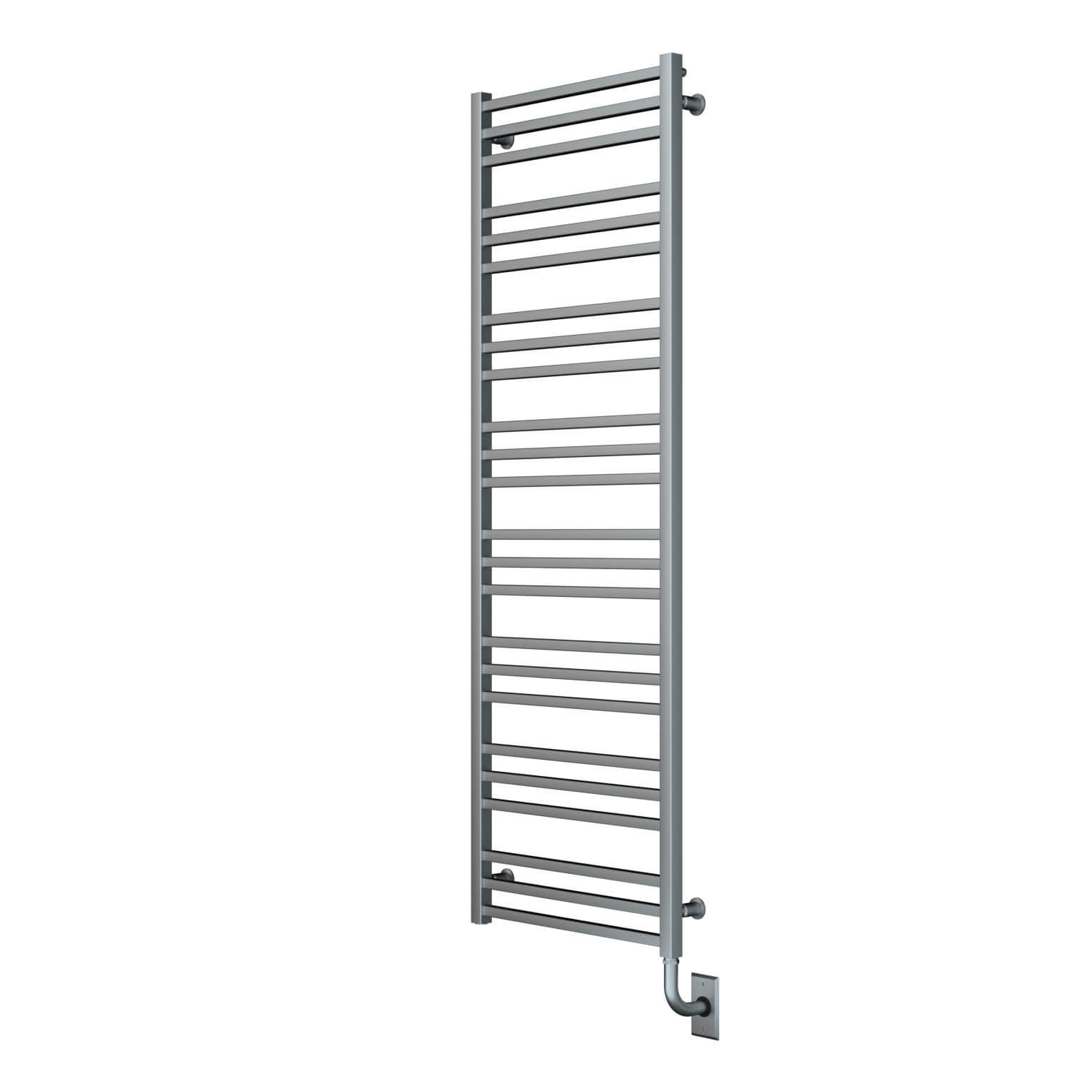 Chauffe-serviettes électrique Avento 23,5" x 64" - Nickel brossé