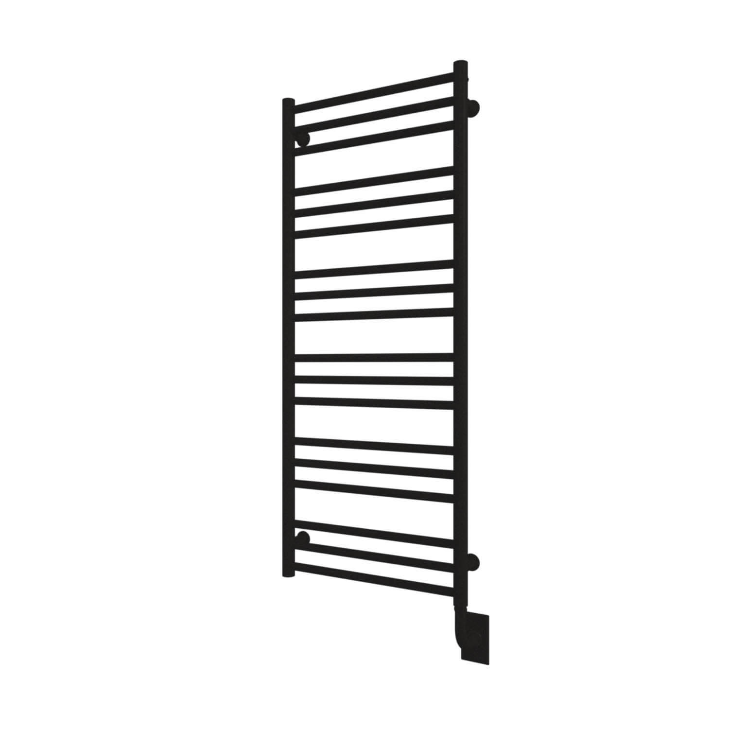 Chauffe-serviettes électrique câblé Sorano 19,5" x 47,5" - Noir mat